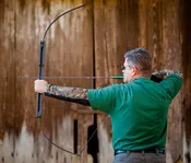 Compact Folding Survival Bow 50 lb Draw Weight