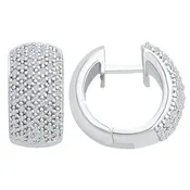 0.07CT Diamond Inside-out Hoop Earrings (DFE146)