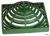 12″ Square Catch Basin Atrium Grate, Green