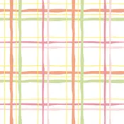 3 Wishes Flannel - Savannah Plaid - White