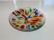 Fused Glass Frit Stretching Bowl