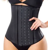 3 Hook Latex Waist trainer 1131