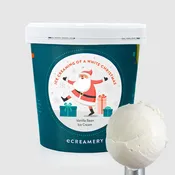 1 Pint - "Ice Creaming of a White Christmas" Vanilla Bean Ice Cream