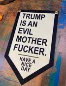 Evil MF Trump Banner — FETCH Gifts + Vintage