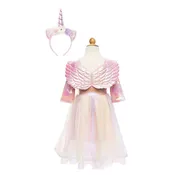 Alicorn Dress with Wings &amp; Headband (Size 5-6)