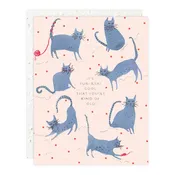 Playful Cats - Birthday Card