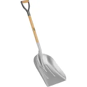 Best 27 In. Wood D-grip Handle #12 Aluminum Scoop Shovel