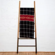 Eco Horse Bit Plaid Throw