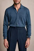 Camron Superfine Merino Wool Knit Shirt