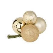 4-Ball Cluster Champagne 3"-4"