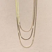 18k Gold Filled 2.0mm Thickness Herringbone Chain