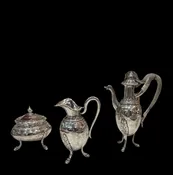 3 Piece Sterling Miniature Coffee Set