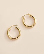 14k Gold Small Hoop Earrings