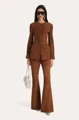 Anouk Suede Tailored Jacket