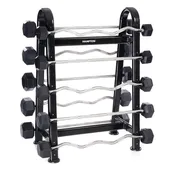 10 Bar Dura-Bar Curl & Straight Barbell Club Pack Set  (20 – 65 LBS IN 5 LB INCREMENTS)