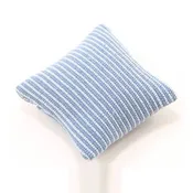 BB80005 - Blue Ribbed Pillow