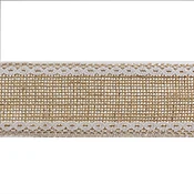 2 Inch Burlap & Lace Trimming - BL003