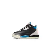 Air Jordan 3 Retro OG TD - BLACK/CHILE RED-NEUTRAL GREY