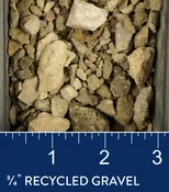 3/4″ Recycled Gravel