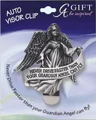 Visor Clip – “Never Drive Faster”