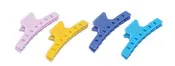 3 1/4" Long Plastic Clamps | 12 pc