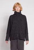Amara Zip Swing Jacket Black Heather