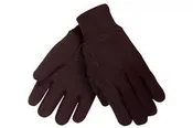 BROWN JERSEY GLOVES