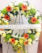 Deepest Sympathies Colorful Large Wreath