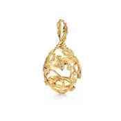 18K Beehive Amulet