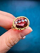 Alex Sepkus-Peach Tourmaline Ring