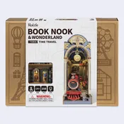 3D Booknook & Wonderland Bookends Kit - Time Travel Booknook