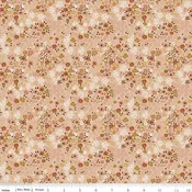 Worth Repeating Flower Garden Blush Quilt Fabric by Sandy Gervais