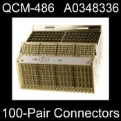 100-Pair Mainframe Connector QCM486 Miniature MDF Terminal Block OSP Protector