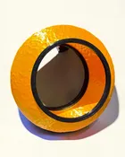 Hammered Round Bird Feeder