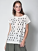 CREAM DISKO TUNIC — uzinyc