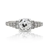 1.13 carat Old European Cut Diamond I/VS2 GIA 1.13ct Old European Cut I VS2 Ring