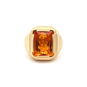 Burnt Orange Madeira Citrine Ring