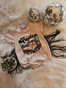 Rodeo Onesie with Fringe