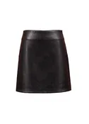 Academy Vegan Leather Skirt