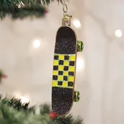Skateboard Ornament | Old World Christmas Action Sports Icon