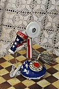 American "Stars & Stripes" Candlestick Telephone — Vintage Frills