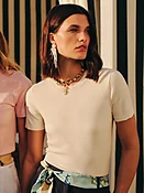 Ivory Solid Joelle Sweater | Women's Sweaters | J.McLaughlin
