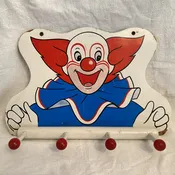 Bozo the Clown Child's Coat Rack 1960's Copyright Larry Harmon Picture Corp. — Summer Porch Vintage Living Sacramento