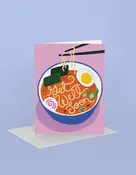 Get Well Soon Ramen Greeting Card