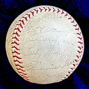 1937 Boston Red Sox Team Signed (22) Official American League Baseball. Jimmie Foxx, Lefty Grove PSA — The Bullpen Sports Collectibles