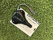 Brooks B17 Carved Short Leather Saddle Black — Cosmic Bikes