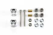 8-9 Double Aluminum Rollers (Silver)