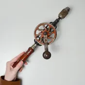 Antique Hand Crank Drill