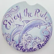 Enjoy the Ride Dolphin Car Coaster