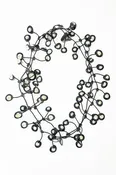 Annemieke Broenink Dubbel Pop Dot Necklace White